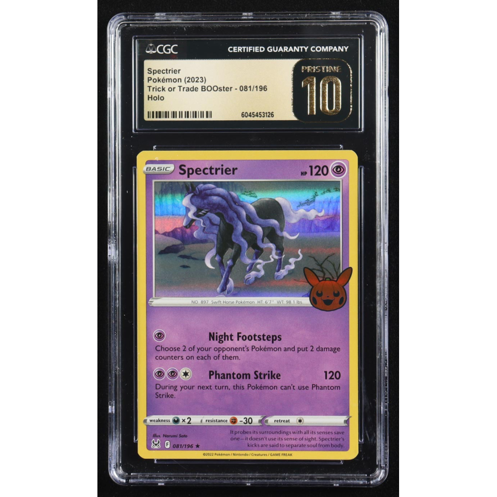 Houndoom 2023 Pokemon Trick or Trade BOOster #081 Holo (CGC Pristine 10) at PristineAuction.com