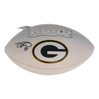 Jayden Reed Signed Packers Logo Football (Fanatics) at PristineAuction.com