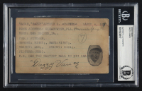 Dazzy Vance Signed Vintage 3x5 Index Card (BGS) at PristineAuction.com
