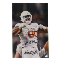 Byron Murphy Jr. Signed Texas Longhorns 11x17 Photo Inscribed "Hook 'Em" (Playball Ink) at PristineAuction.com