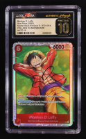 Colleen Clinkenbeard Signed 2025 Monkey D. Luffy One Piece Starter Deck EX Gear 5 #ST21-014 (CGC Black Pristine Label 10 | Autograph Graded CGC 10) at PristineAuction.com