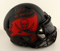 Warren Sapp Signed Buccaneers Full-Size Authentic On-Field Eclipse Alternate Speed Helmet With Visor Inscribed "SB XXXVII Champs" (Beckett) at PristineAuction.com