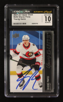 Shane Pinto Signed 2021-22 Upper Deck #246 RC (CGC 10) at PristineAuction.com
