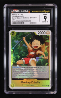 Colleen Clinkenbeard Signed 2024 Monkey D. Luffy One Piece Starter Deck 3 Brothers Foil #ST13-014 (CGC 9 | Autograph Graded CGC 10) at PristineAuction.com