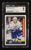 Brayden Point Signed 2016-17 O-Pee-Chee #682 RC (CGC 9) at PristineAuction.com