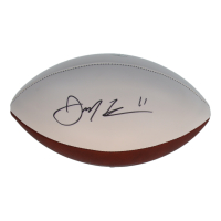 Julian Edelman Signed Patriots Logo Football (Fanatics) at PristineAuction.com