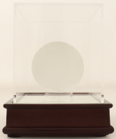 Tiffany & Co. Lead Crystal Tennis Ball With Wood & Acrylic Display Case at PristineAuction.com