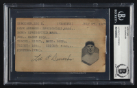Leo Durocher Signed Vintage 3x5 Index Card (BGS) at PristineAuction.com
