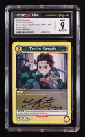 Zach Aguilar Signed 2025 Tanjiro Kamado Demon Slayer Union Arena Starter Deck #KMY-1-102 (CGC 9 | Autograph Graded CGC 10) at PristineAuction.com