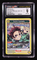 Zach Aguilar Signed 2025 Tanjiro Kamado Demon Slayer Union Arena Starter Deck #KMY-1-103 (CGC 9 | Autograph Graded CGC 10) at PristineAuction.com