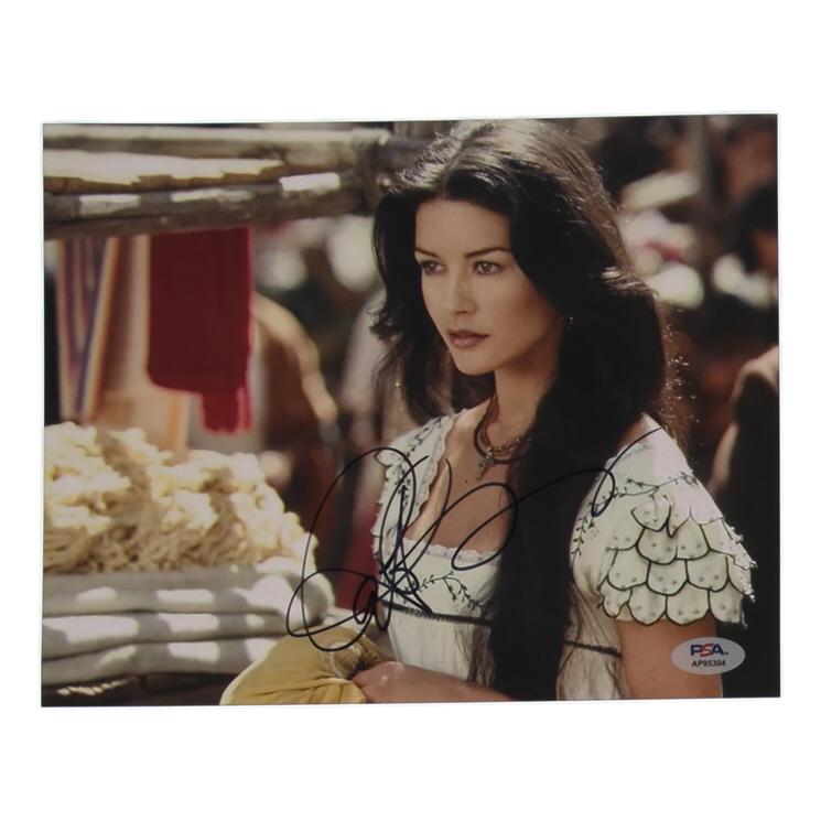 Catherine Zeta-Jones Signed "The Mask of Zorro" 8x10 Photo (PSA) at PristineAuction.com Catherine Zeta-Jones Signed "The Mask of Zorro" 8x10 Photo (PSA) at PristineAuction.com