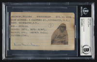 Bill Hallahan Signed Vintage 3x5 Index Card (BGS) at PristineAuction.com