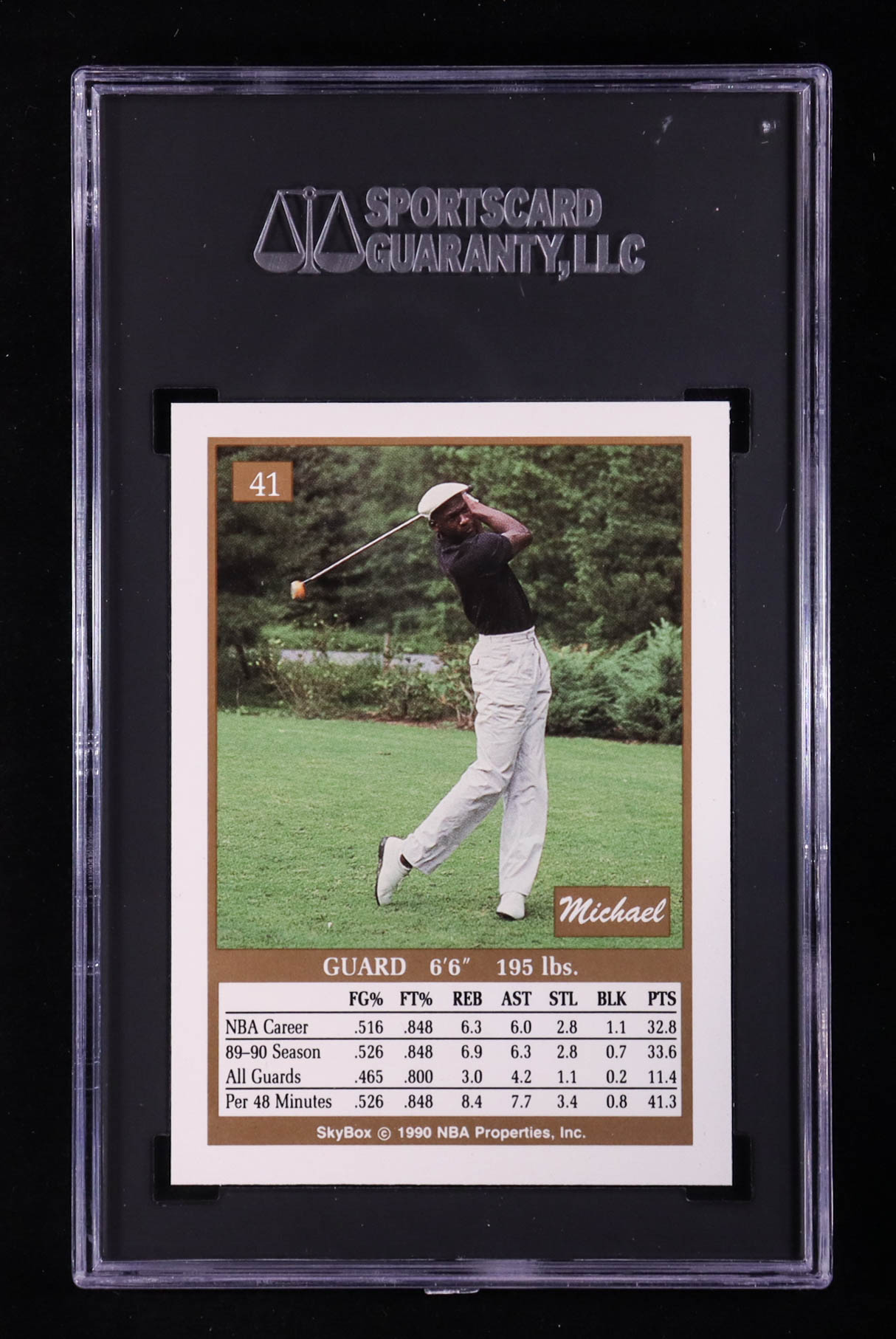 Michael Jordan 1990-91 SkyBox #41 (SGC 9) at PristineAuction.com Michael Jordan 1990-91 SkyBox #41 (SGC 9) at PristineAuction.com