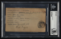 Billy Rogell Signed Vintage 3x5 Index Card (BGS) at PristineAuction.com