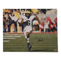 Cornelius Johnson Signed Michigan Wolverines 11x14 Photo (Playball Ink) at PristineAuction.com