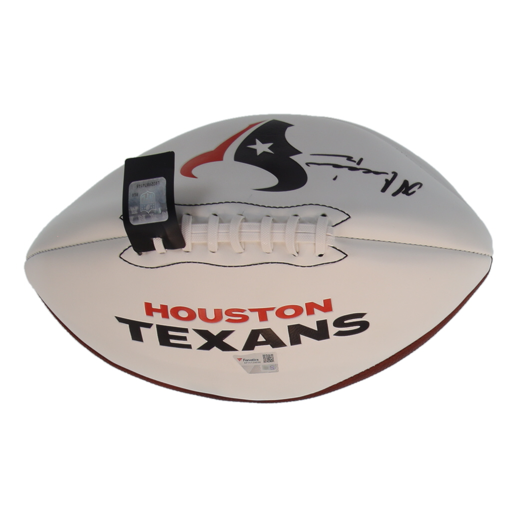 Nico Collins Signed Texans Logo Football (Fanatics) at PristineAuction.com Nico Collins Signed Texans Logo Football (Fanatics) at PristineAuction.com