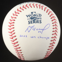 Jose Altuve Signed 2022 World Series Baseball Inscribed "2022 WS Champs" (Beckett) at PristineAuction.com