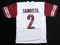 Mike Sainristil Signed Jersey (Beckett) at PristineAuction.com