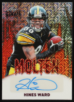 Hines Ward 2025 Leaf Metal Molten Mojo #MHW1 #3/10 at PristineAuction.com