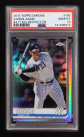 Aaron Judge 2019 Topps Chrome Batting Refractor #100 (PSA 10) at PristineAuction.com
