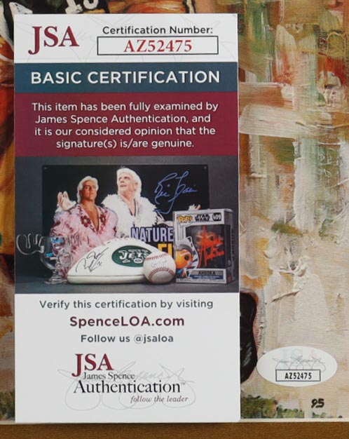 Bart Starr Signed Packers Custom Framed Art Print Display with Stat Plaque & (2) Pins (JSA) at PristineAuction.com Bart Starr Signed Packers Custom Framed Art Print Display with Stat Plaque & (2) Pins (JSA) at PristineAuction.com