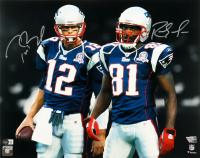 Tom Brady & Randy Moss Signed Patriots 16x20 Photo (Fanatics & Beckett) at PristineAuction.com