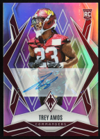 Trey Amos 2025 Panini Phoenix Rookie Autographs Silver #213 #037/199 RC at PristineAuction.com