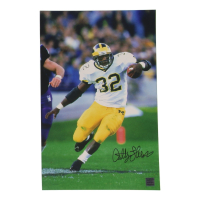 Anthony Thomas Signed Michigan Wolverines 11x17 Photo (Playball Ink) at PristineAuction.com