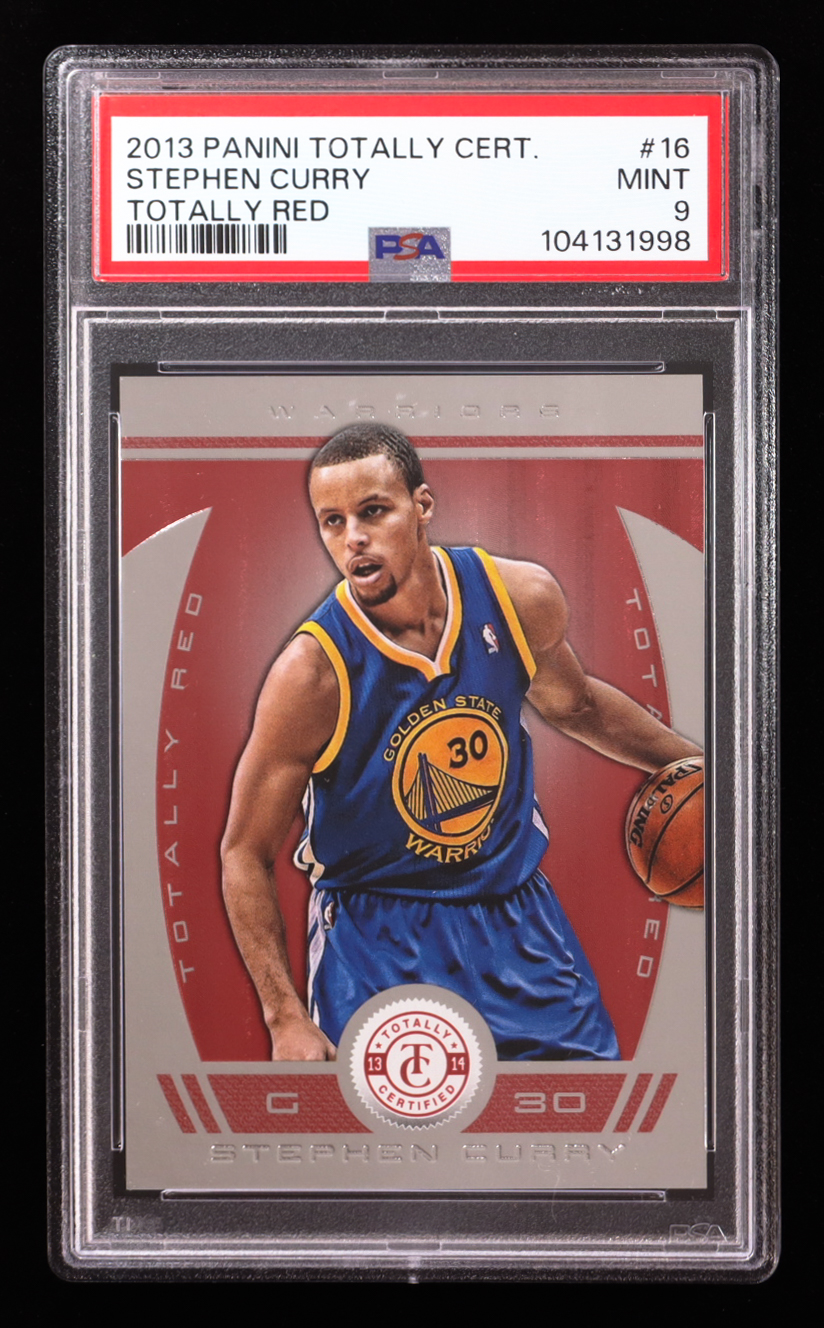 Stephen Curry 2013-14 Panini Totally Certified Totally Red #16 #60/99 (PSA 9) at PristineAuction.com Stephen Curry 2013-14 Panini Totally Certified Totally Red #16 #60/99 (PSA 9) at PristineAuction.com