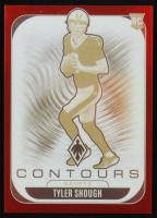 Tyler Shough 2025 Panini Phoenix Contours Red #23 #008/249 RC at PristineAuction.com