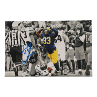 Lawrence Marshall Signed Michigan Wolverines 11x17 Photo Inscribed "Go Blue" (Playball Ink) at PristineAuction.com