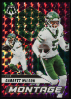 Garrett Wilson 2025 Panini Mosaic Montage Mosaic Purple #14 #34/49 at PristineAuction.com