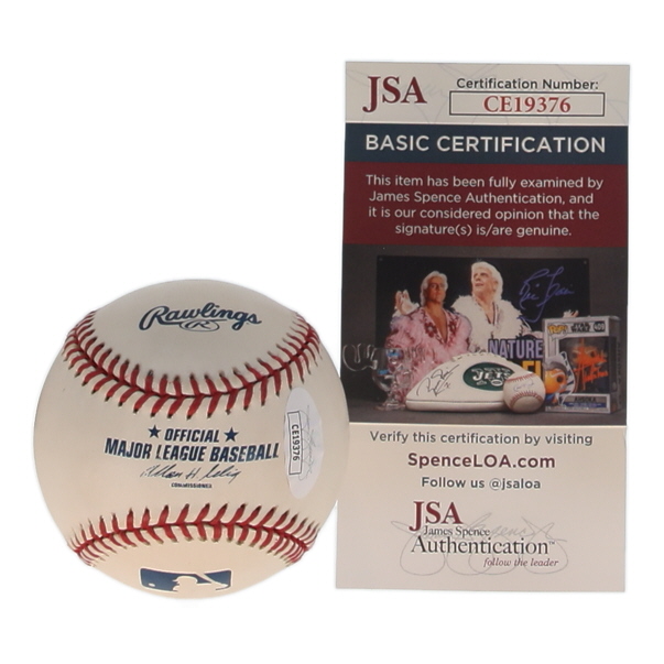 Charles Gipson Signed OML Baseball (JSA) at PristineAuction.com Charles Gipson Signed OML Baseball (JSA) at PristineAuction.com