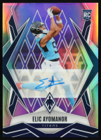 Elic Ayomanor 2025 Panini Phoenix Rookie Autographs Silver #167 #051/199 RC at PristineAuction.com