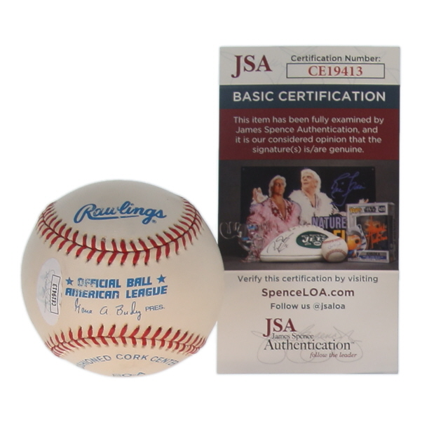Ken Cloude Signed OAL Baseball (JSA) at PristineAuction.com Ken Cloude Signed OAL Baseball (JSA) at PristineAuction.com