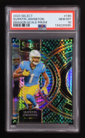 Quentin Johnston 2023 Panini Select Dragon Scale Prizm #196 RC #33/70 (PSA 10) at PristineAuction.com