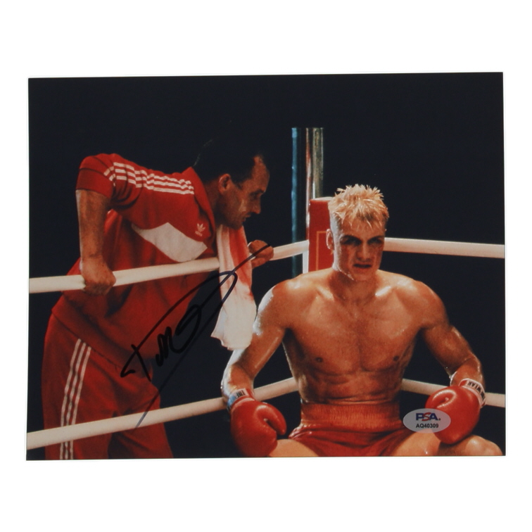 Dolph Lundgren Signed "Rocky IV" 8x10 Photo (PSA) at PristineAuction.com Dolph Lundgren Signed "Rocky IV" 8x10 Photo (PSA) at PristineAuction.com