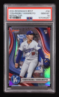 Yoshinobu Yamamoto 2024 Bowman's Best Refractor #34 RC (PSA 10) at PristineAuction.com