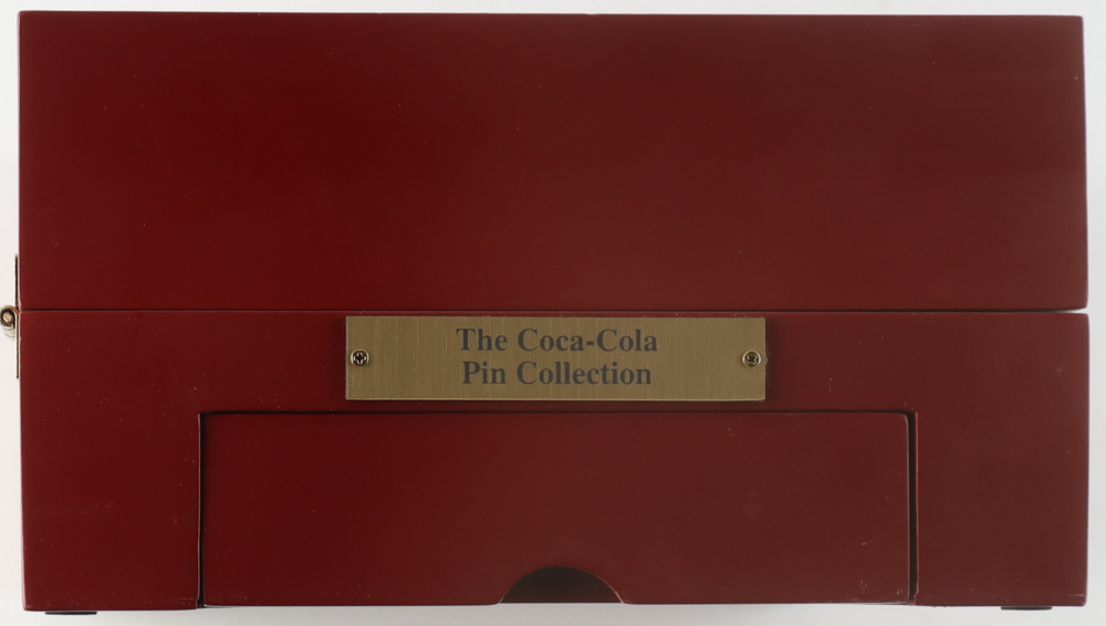 Complete Set of (20) Willabee & Ward Coca-Cola Artist Pin Collection with Presentation Box at PristineAuction.com Complete Set of (20) Willabee & Ward Coca-Cola Artist Pin Collection with Presentation Box at PristineAuction.com