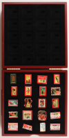 Complete Set of (20) Willabee & Ward Coca-Cola Artist Pin Collection with Presentation Box at PristineAuction.com