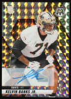 Kelvin Banks Jr. 2025 Panini Mosaic Rookie Autographs Mosaic #338 RC at PristineAuction.com