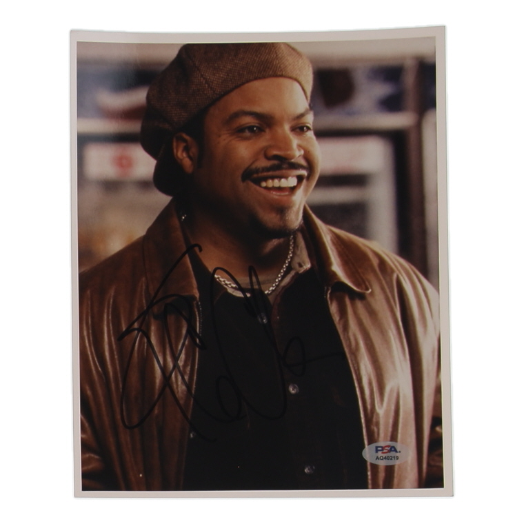 Ice Cube Signed "Barbershop" 8x10 Photo (PSA) at PristineAuction.com Ice Cube Signed "Barbershop" 8x10 Photo (PSA) at PristineAuction.com
