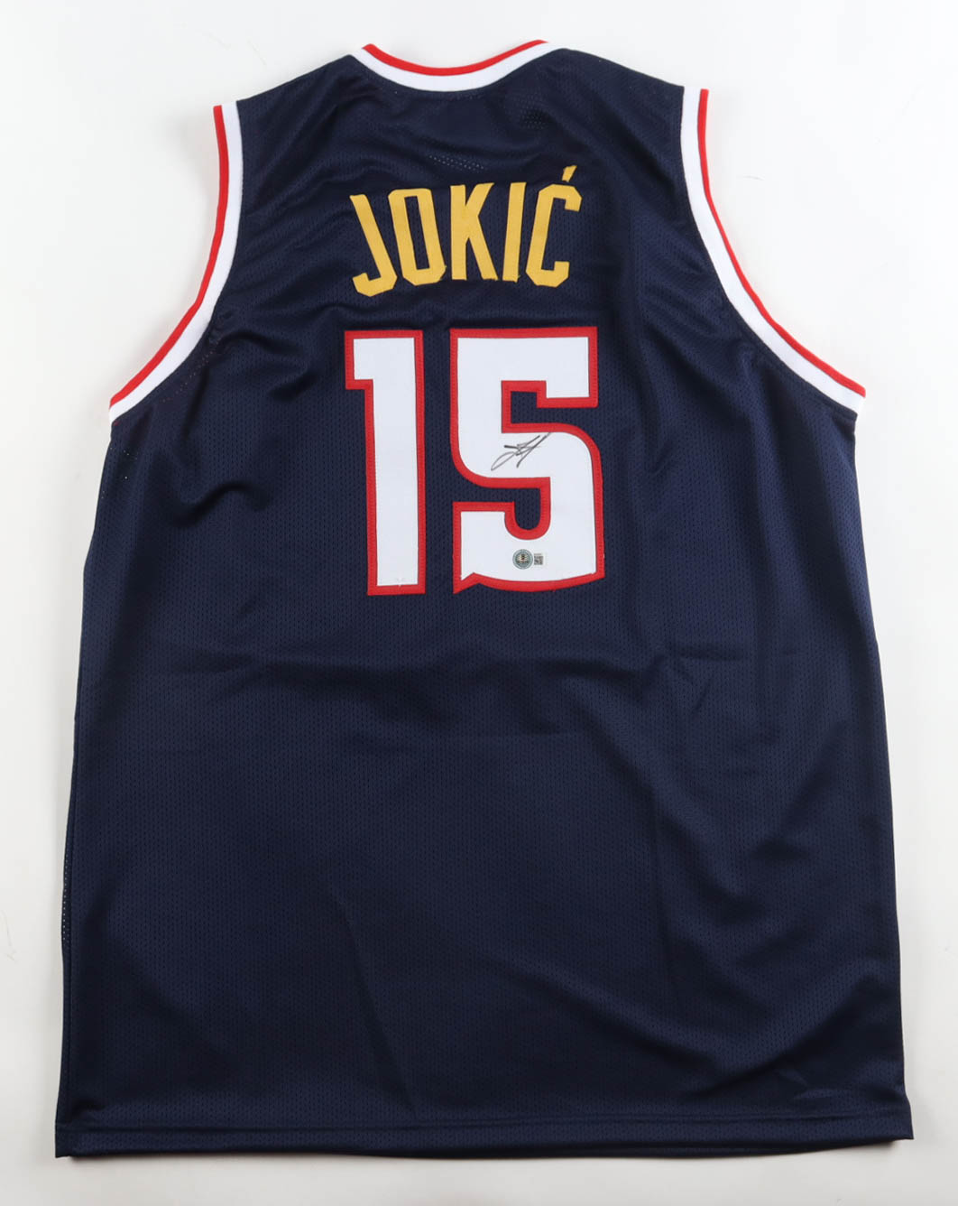 Nikola Jokic Signed Jersey (Beckett) at PristineAuction.com Nikola Jokic Signed Jersey (Beckett) at PristineAuction.com
