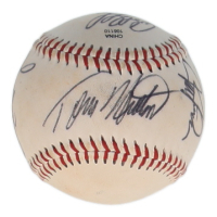 Philadelphia Phillies Greats | OL Baseball Signed by (4) with Benito Santiago, Cookie Rojas (JSA) at PristineAuction.com