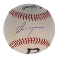 Omar Moreno Signed Pirates Logo Baseball (JSA) at PristineAuction.com