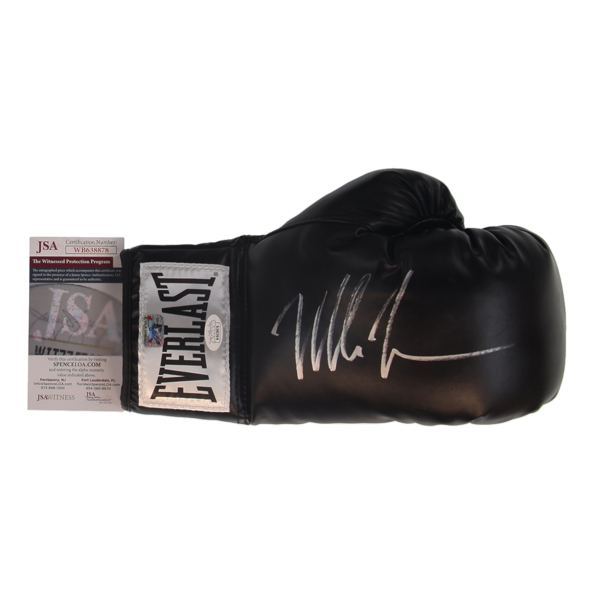 Mike Tyson Signed Everlast Boxing Glove (JSA & Tyson) at PristineAuction.com Mike Tyson Signed Everlast Boxing Glove (JSA & Tyson) at PristineAuction.com
