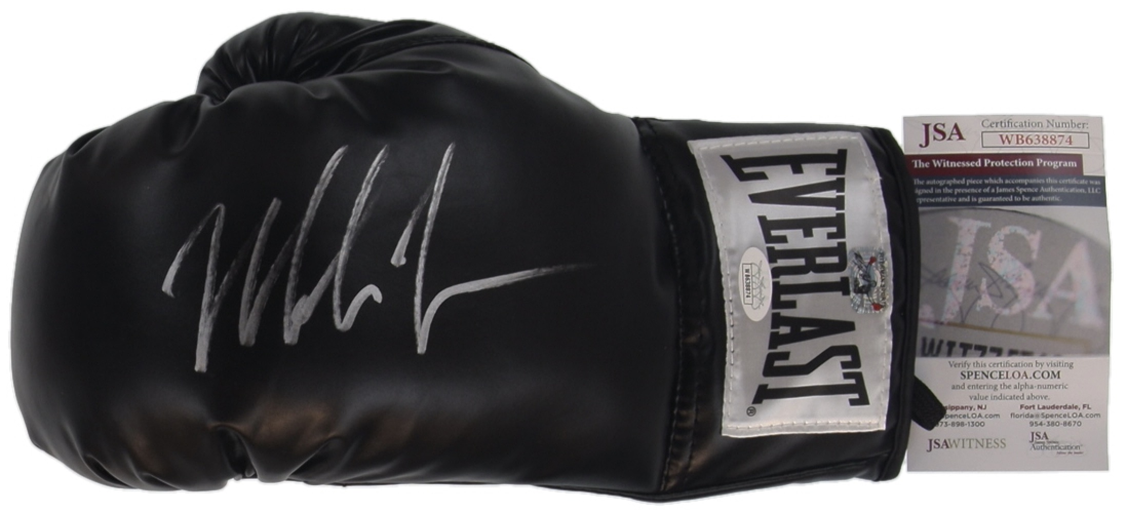 Mike Tyson Signed Everlast Boxing Glove (JSA & Tyson) at PristineAuction.com Mike Tyson Signed Everlast Boxing Glove (JSA & Tyson) at PristineAuction.com