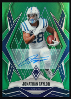 Jonathan Taylor 2025 Panini Phoenix Autographs Green #145 #18/25 at PristineAuction.com