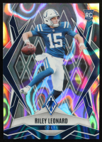 Riley Leonard 2025 Panini Phoenix Silver Lava #170 RC at PristineAuction.com