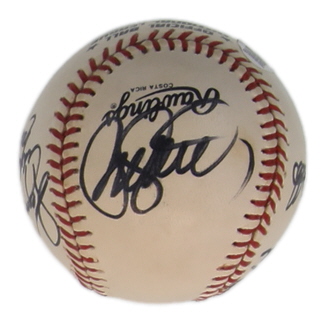 Chicago Cubs HoFers and Greats | ONL Baseball Signed by (8) with Ryne Sandberg, Andre Dawson, Frank Castillo (JSA) at PristineAuction.com Chicago Cubs HoFers and Greats | ONL Baseball Signed by (8) with Ryne Sandberg, Andre Dawson, Frank Castillo (JSA) at PristineAuction.com